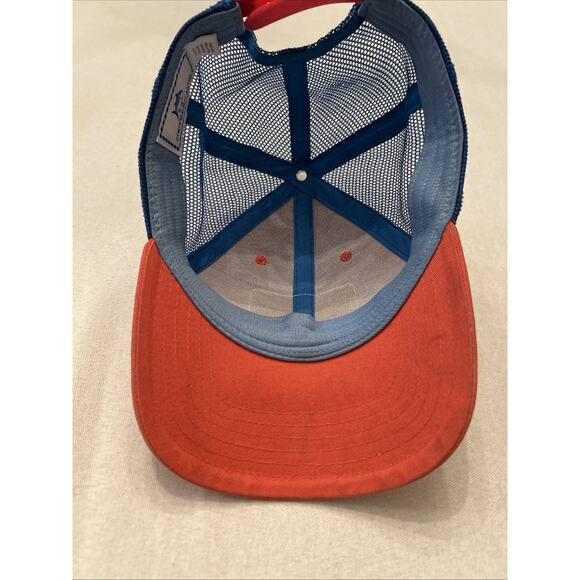 Southern Tide Trucker Hat Classic Patch Logo Blue Coral One Size - Picture 7 of 11